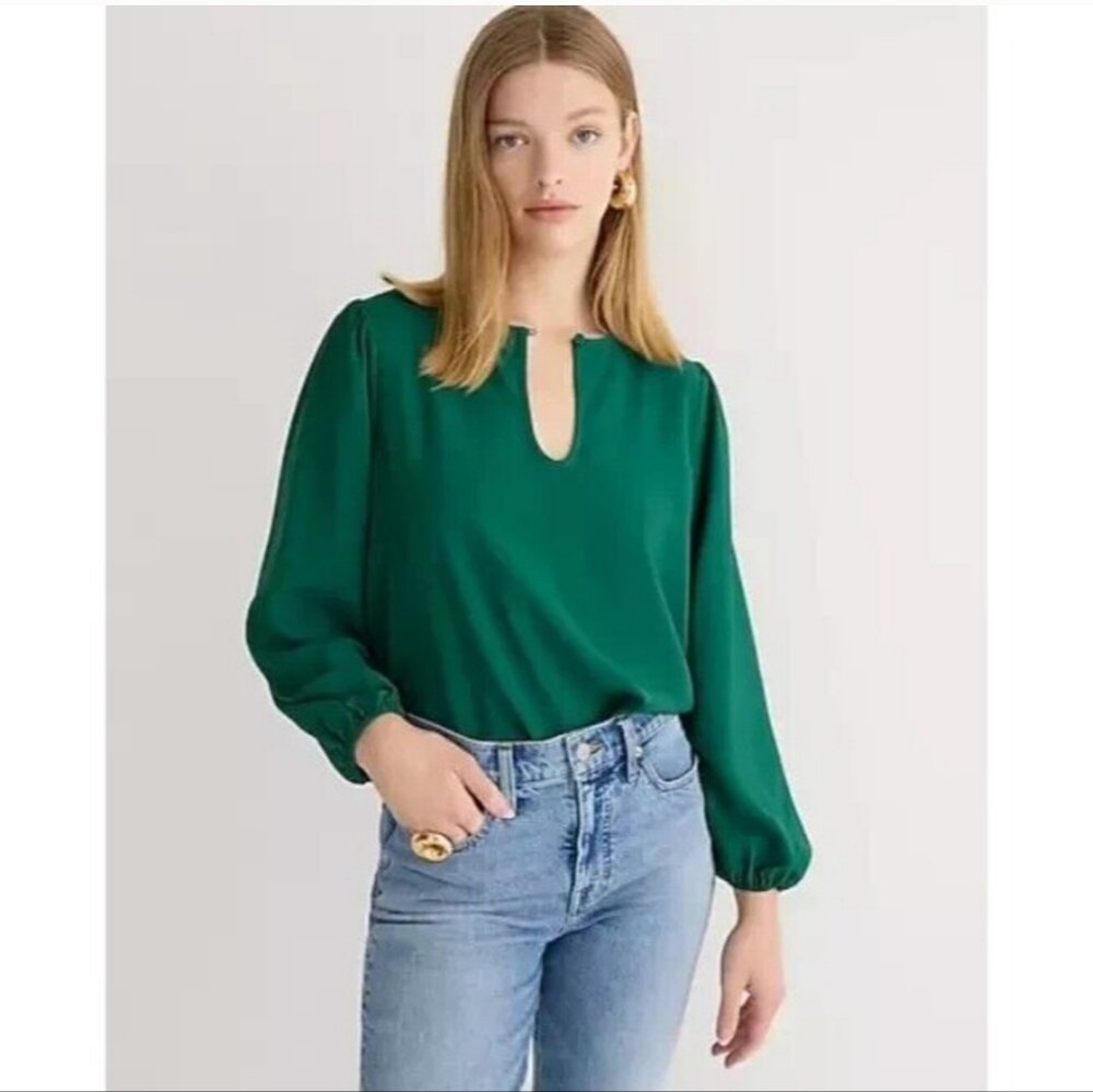 J. Crew Keyhole Blouse #34
